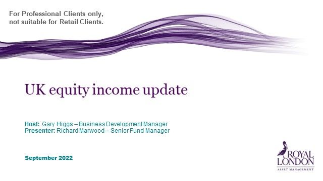 UK Equity Income Update UK Equity Income Update