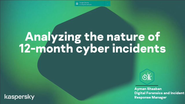 Analyzing The Nature Of 12 month Cyber Incidents Analyzing The Nature Of 12 month Cyber Incidents