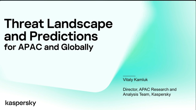 APAC & Global outlook Threat Landscape and Predictions