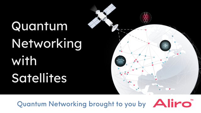 Quantum Networking with Satellites