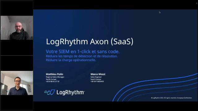LogRhythm Axon: La nouvelle plateforme SIEM cloud avec NeoVad