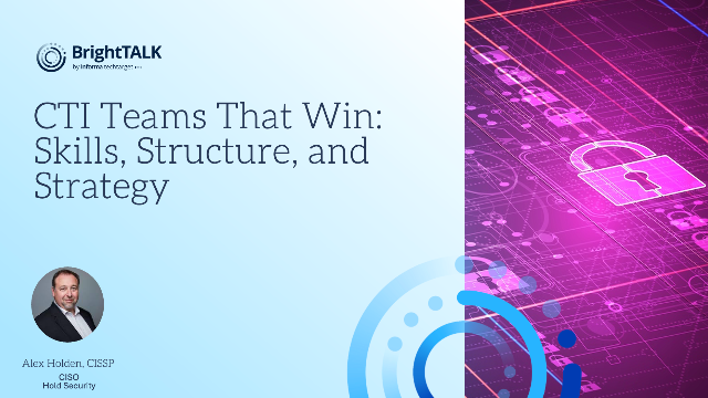 CTI Teams That Win: Skills,…