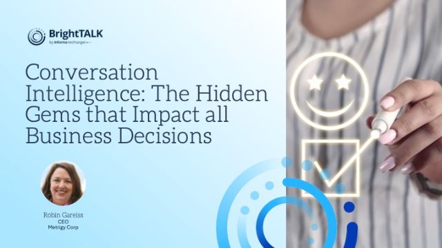 Conversation Intelligence: The Hidden Gems…