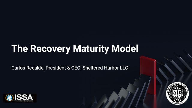 The Recovery Maturity Model