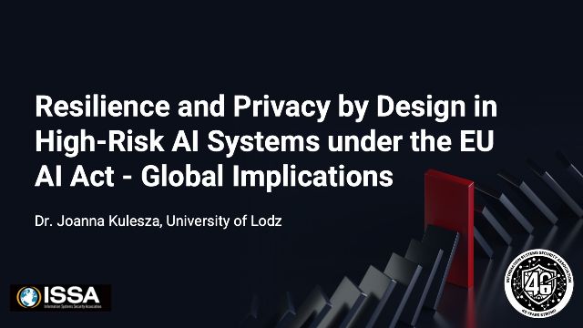 Resilience and Privacy by Design in High-Risk AI Systems under the EU AI Act - Global Implications