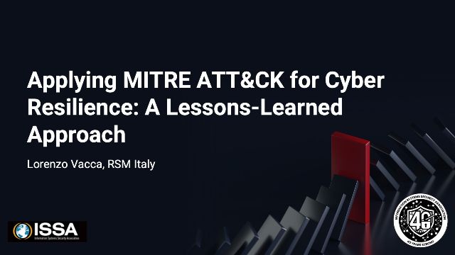 Applying MITRE ATT&CK for Cyber Resilience: A Lessons-Learned Approach