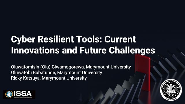 Cyber Resilient Tools: Current Innovations and Future Challenges