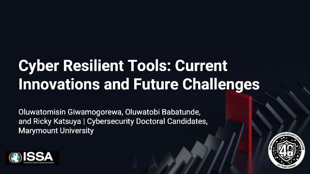 Cyber Resilient Tools: Current Innovations and Future Challenges