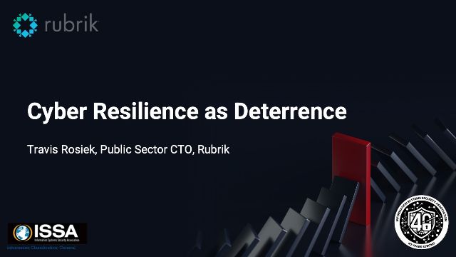 Cyber Resilience as Deterrence