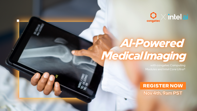 AI-Powered Medical Imaging with congatec Computing Modules and Intel Core Ultra®