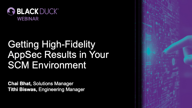 Getting high fidelity AppSec results within your SCM environment