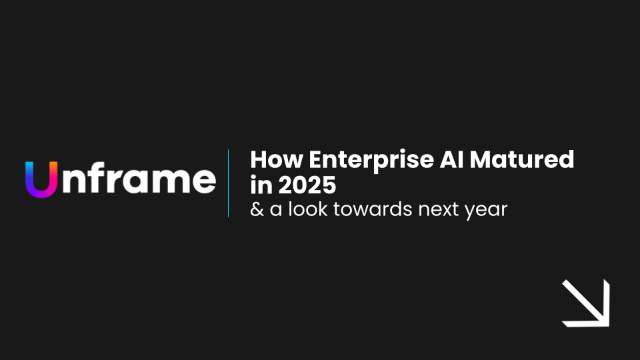 How Enterprise AI Matured in 2025 & a Look Towards Next Year
