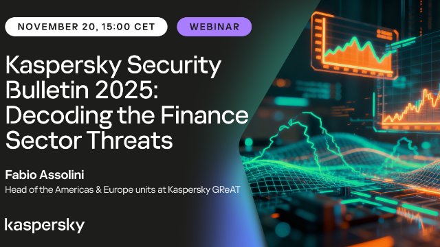 Kaspersky Security Bulletin 2025: Decoding the Finance Sector Threats