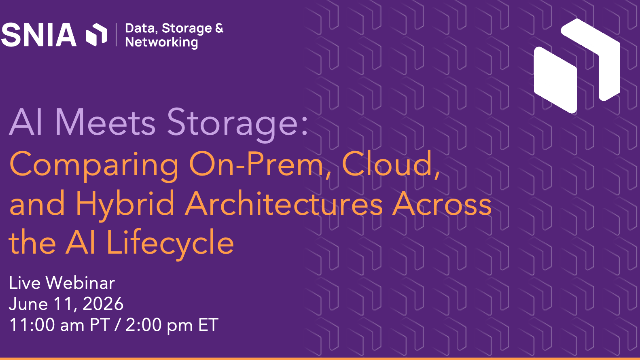 AI Meets Storage: Comparing On-Prem, Cloud, and Hybrid Architectures Across the AI Lifecycle
