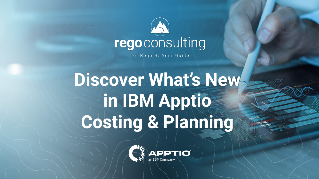 Discover What’s New in IBM Apptio Costing & Planning