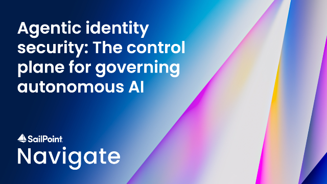Agentic identity security: The control plane for governing autonomous AI