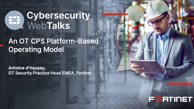 An OT CPS Platform-Based Operating Model