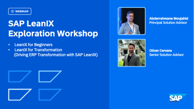 SAP LeanIX Exploration Workshop