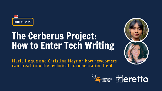 The Cerberus Project: How to Enter Tech Writing