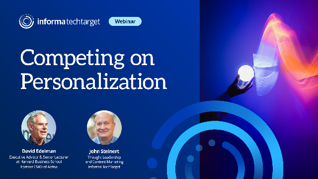 Competing on Personalization