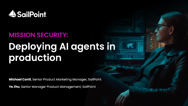 Mission security: Deploying AI agents in production