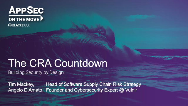 The CRA Countdown: Building Security by Design