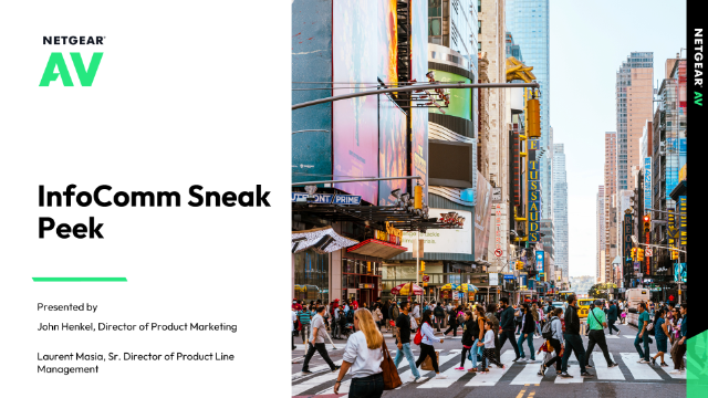 InfoComm Sneak Peek