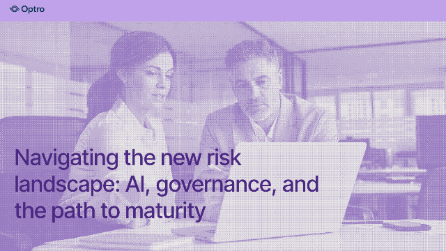 Navigating the new risk landscape: AI, governance, and the path to maturity