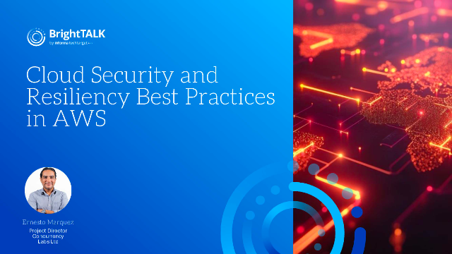 Cloud Security and Resiliency Best Practices in AWS