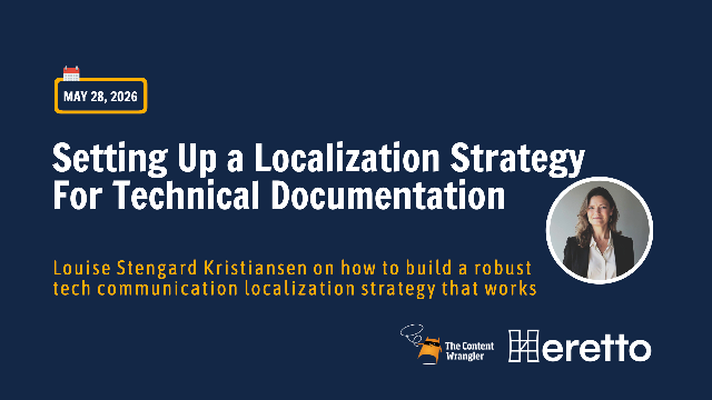Setting Up a Localization Strategy For Technical Documentation
