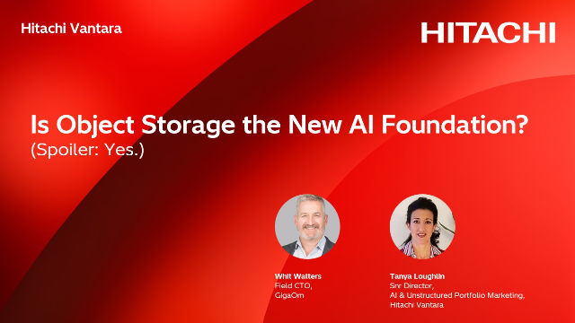 Is Object Storage the New AI Foundation? (Spoiler: Yes.)