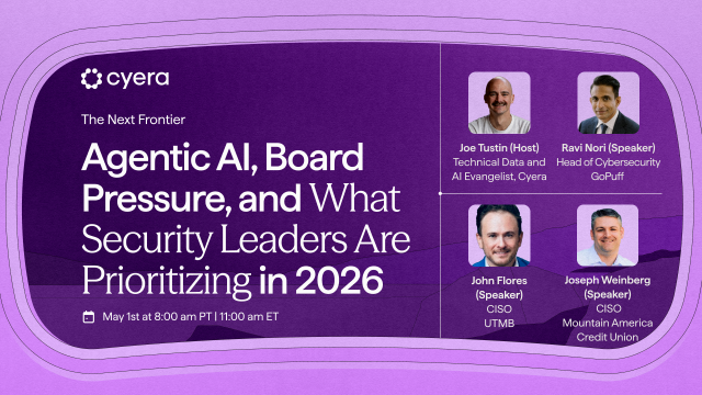 The Next Frontier: Agentic AI, Board Pressure, and What Security Leaders Are Prioritizing in 2026