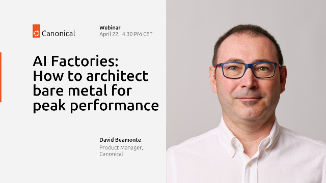 AI Factories:  How to architect bare metal for peak performance