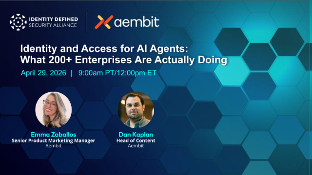 Identity and Access for AI Agents: What 200+ Enterprises Are Actually Doing