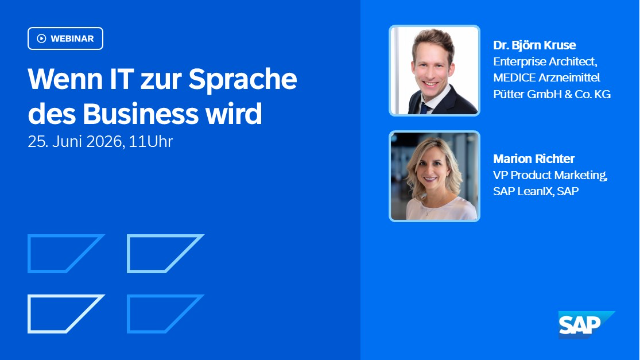 Wenn IT zur Sprache des Business wird: Wie MEDICE EA als strategische Funktion in der Transformation verankert