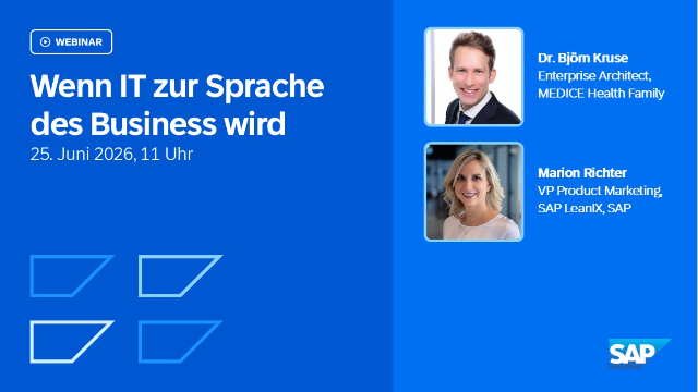 Wenn IT zur Sprache des Business wird: Wie MEDICE EA als strategische Funktion in der Transformation verankert