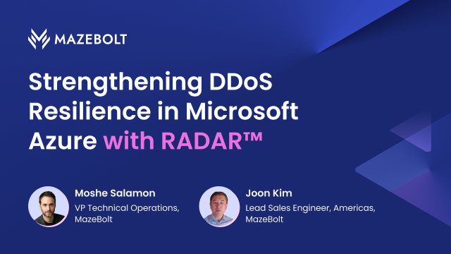 Strengthening DDoS Resilience in Microsoft Azure with RADAR™