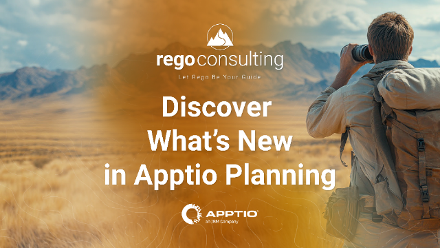 Discover What’s New in Apptio Planning - H1 2026