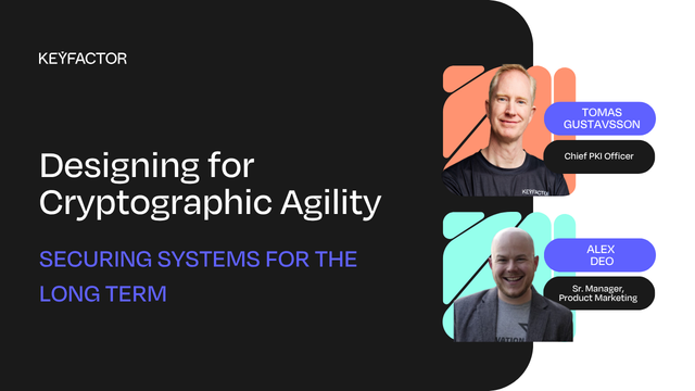 Designing for Cryptographic Agility: Securing Systems for the Long Term