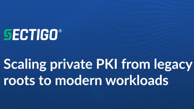 Scaling private PKI from legacy roots to modern workloads