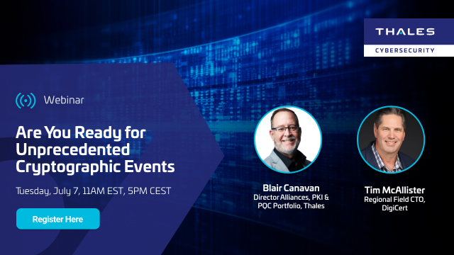 Are You Ready for Unprecedented Cryptographic Events