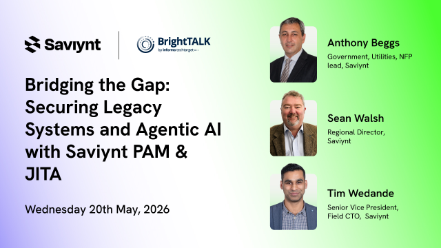 Bridging the Gap: Securing Legacy Systems and Agentic AI with Saviynt PAM & JITA