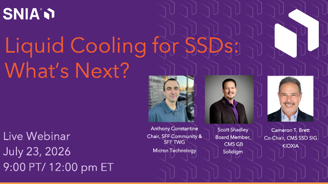 Liquid Cooling for SSDs: What’s Next?