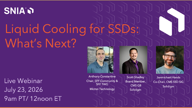 Liquid Cooling for SSDs: What’s Next?