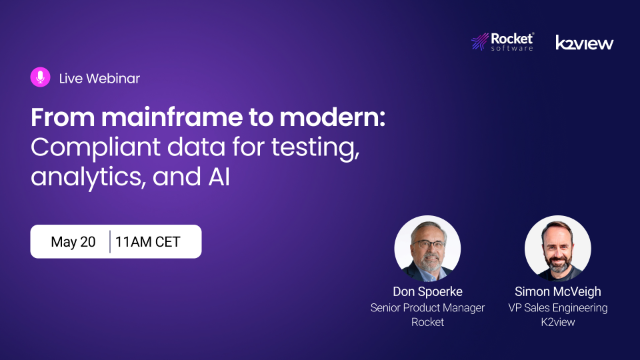 From mainframe to modern: compliant data for testing, analytics, and AI