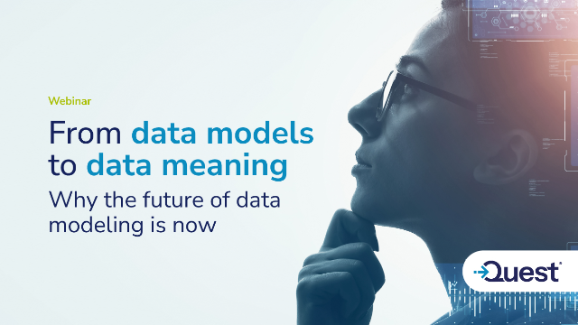 From data models to data meaning: Why the future of data modeling is now