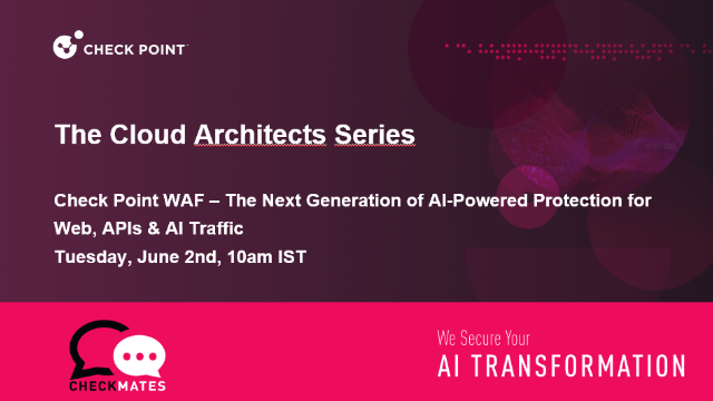 Check Point WAF – The Next Generation of AI-Powered Protection for  Web, APIs & AI Traffic