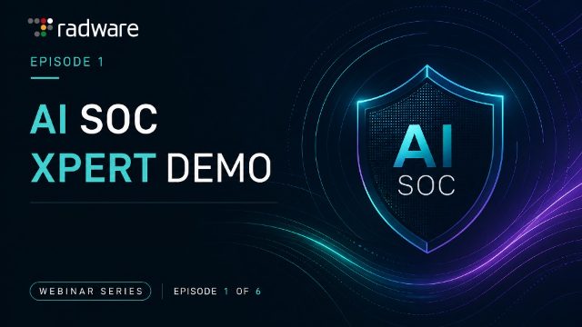 Radware AI SOC Xpert Demo