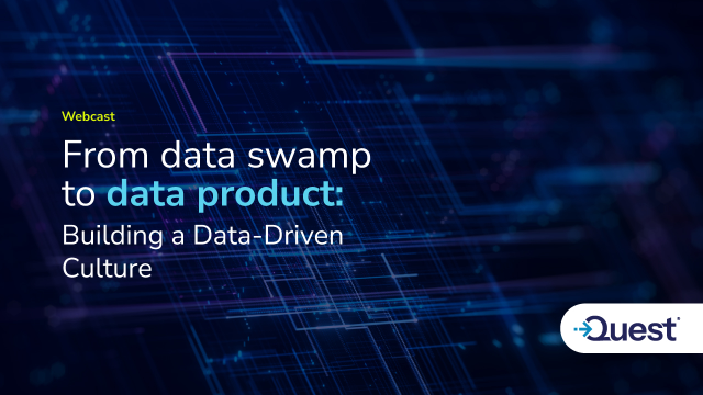 Snowflake webinar: From data swamp to data product, building a data-driven culture