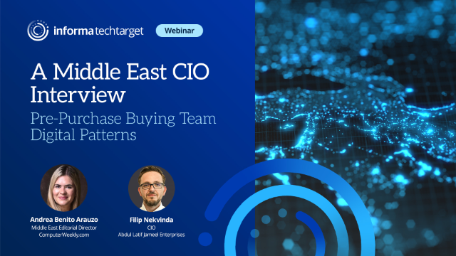 A Middle East CIO Interview: Pre-Purchase Buying Team Digital Patterns